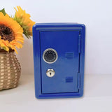 Mini Metal Cash Box, Safe Creative Piggy Bank with 2 Key (1 Pc)