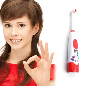 Electric Toothbrush for Kids and Adults Travel Portable Toothbrush With Extra 1 Brush Heads With 2 Battery