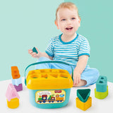 Baby First Block Set for Kids Non-Toxic Abcd Geometric Shape Sorting & Stacking Toy (1 Set)