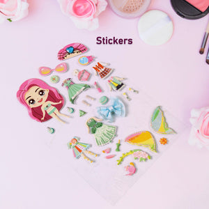 Multipurpose Adhesive 3D Stickers (1 Sheet /15×10 Cm)