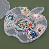 Plastic Apple Shape Jewellery Storage Box (1 Pc)