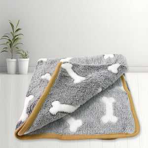 Pet Soft Cat Dog Blanket / Towel, Warm Sleep Mat (75×55 Cm / 1 Pc / Mix Color & Design)