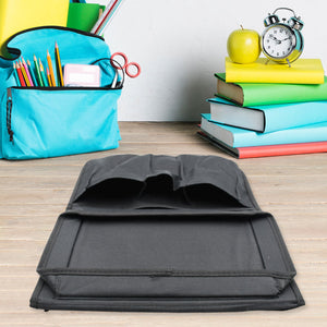 Sofa Arm Rest Hanging Storage Bag, Storage Bag for Sofa Ideal for Sorting Magazines Books (Black)