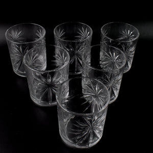 Glass Tumbler Set, Juice Glasses and Transparent Water (6 Pcs Set)