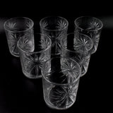 Glass Tumbler Set, Juice Glasses and Transparent Water (6 Pcs Set)