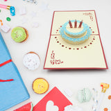 Unique 3D Pop-Up Wishing Card (Birthday): 1 Pc