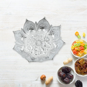 DECORATIVE MUKHWAS SERVING TRAY SERVING MUKHWAS PLATE FANCY TRAY DRY FRUIT SERVING TRAY (1 Pc )