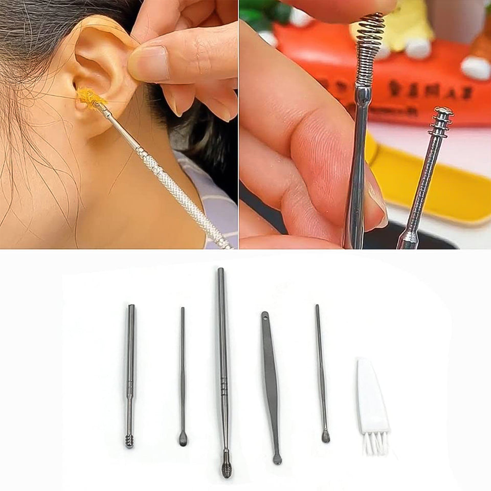 Small 6 Pcs Earwax Removal Kit