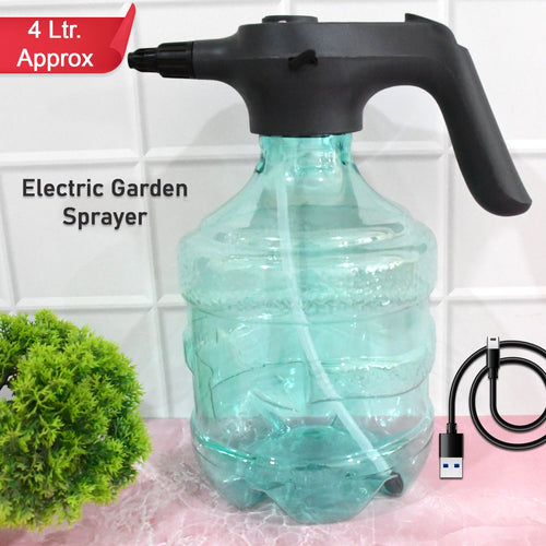 Electric Spray Bottle Garden Sprayer Automatic Watering Can (1 Pc / 4 Ltr. Approx)