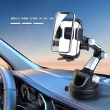 Adjustable Long-Arm Suction Cup Car Phone Holder (1 Pc)