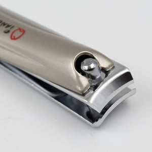 Stainless Steel Folding Portable Large Nail Clippers with Nail File (1 Pc)