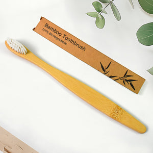 Wooden / Bamboo Brush Toothbrush Ultra Soft Bristles (1 Pc)