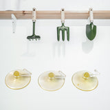 Transparent Rubber Vacuum Sucker, Suction Cup Hooks (18 Pcs Set)