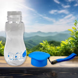 Transparent Travel Portable Water Bottle with Carry Straps (280 ML / 1 Pc)