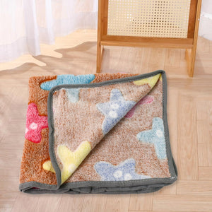 Pet Soft Cat Dog Towel / Blanket, Warm Sleep Mat (55×40 Cm / 1 Pc / Mix Color & Design)