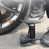 Portable Mini Bike Pump / Cycle Pump Foot (1 Pc)