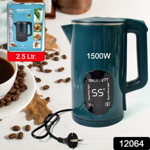 Temperature display electric kettle 55 degrees constant temperature electric kettle  (1500W, 2.5 Ltr. / 1 Pc)