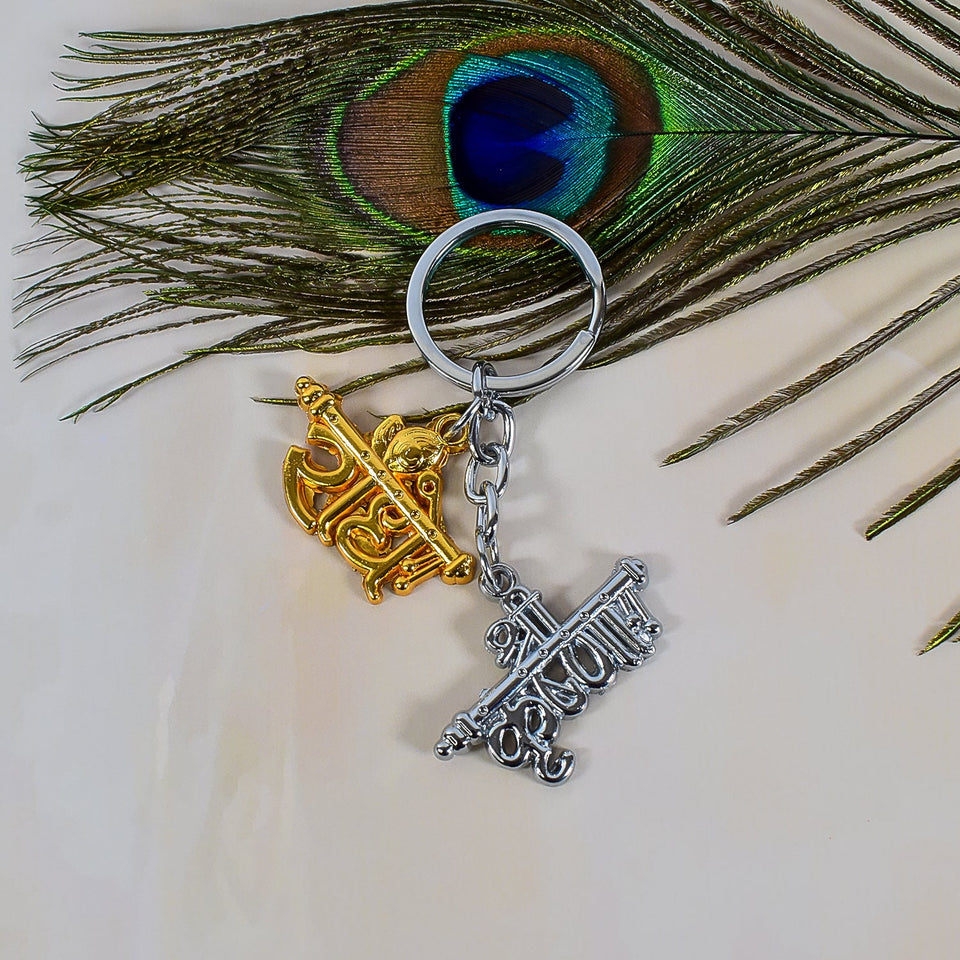 Radha Krishna Keychain – Divine Love and Eternal Harmony