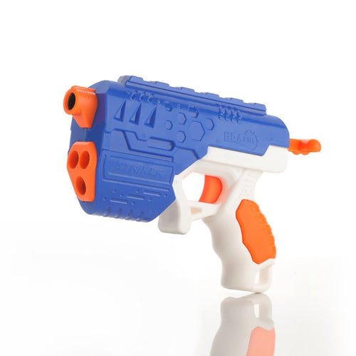 Foam suction bullet gun with target.