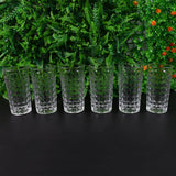 Glass Tumbler, Juice Glasses and Transparent Water Glasses Big Size (6 Pcs Set / 278 ML)