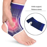 Ankle Support Brace Cap Wrap Pad (1 Pair / With Card Packing)