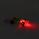 Cars Shape Keychain with On / Off Button LED Flashing Light (1 Pc)