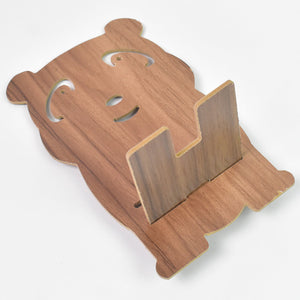 Wooden Cartoon Shape Design Mobile Stand  (1 Pc)