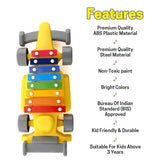 Musical Car Piano Xylophone Toy, Plastic Car Xylophone (1 Set)