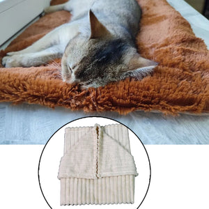 Pet Soft Cat Dog Blanket / Towel Soft Warm Sleep Mat (70×50 Cm / 1 Pc / Mix Color & Design)