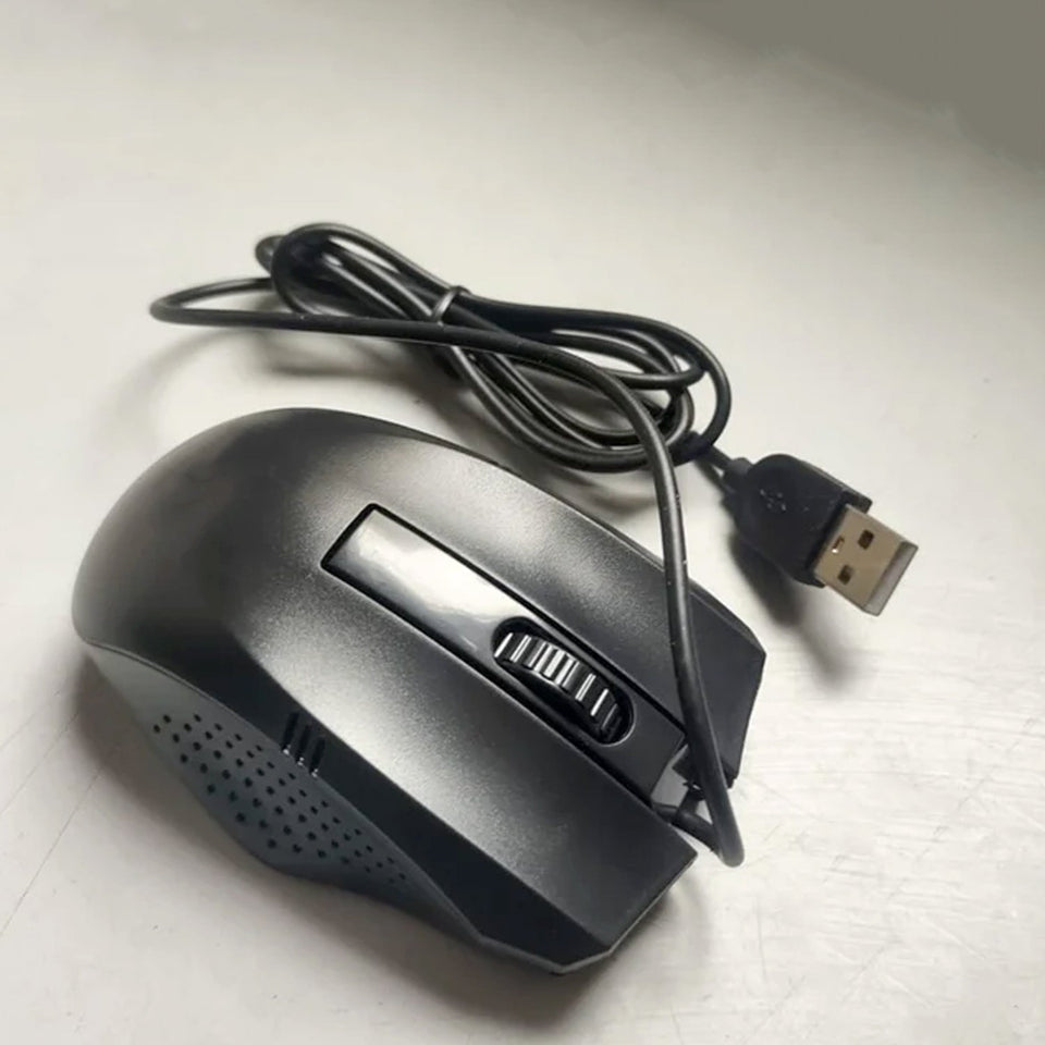 Computer / Laptop Wired Optical Mouse (1 Pc)