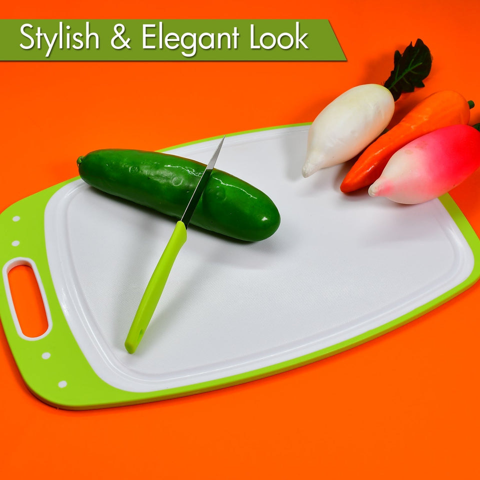 Ganesh Vegetables and Fruits Cutting Chopping Board Plastic Chopper Cutter Board (1 Pc)