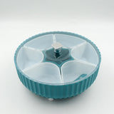 Dry Fruit & Snack Organizer: 360° Revolving Box (7 Compartments, Airtight)