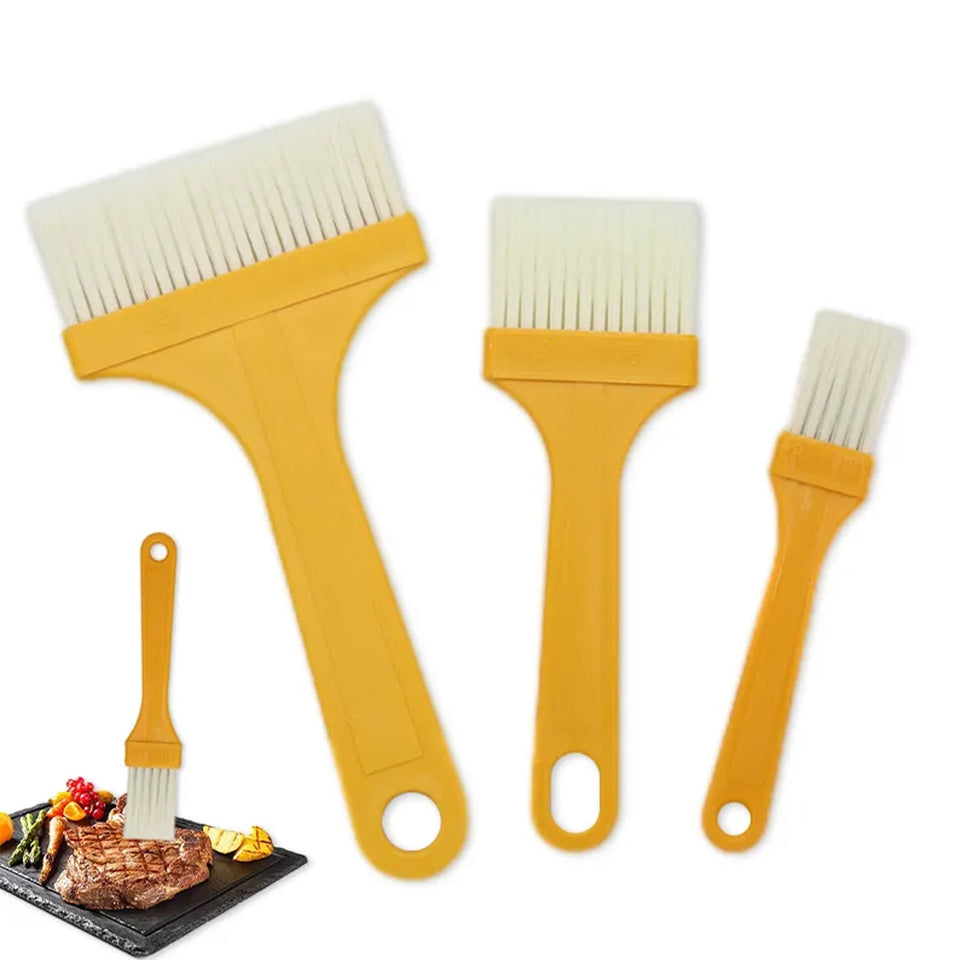 Multifunction Basting Brush, Barbecue Brush, for Cooking Pastry Brush Baking (3 Pcs Set)