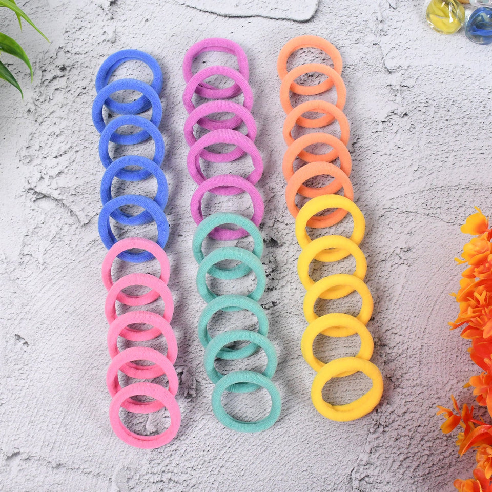 Mini Hair Ties, Mini Hairlines, mini hairbands (30 Pcs Set)