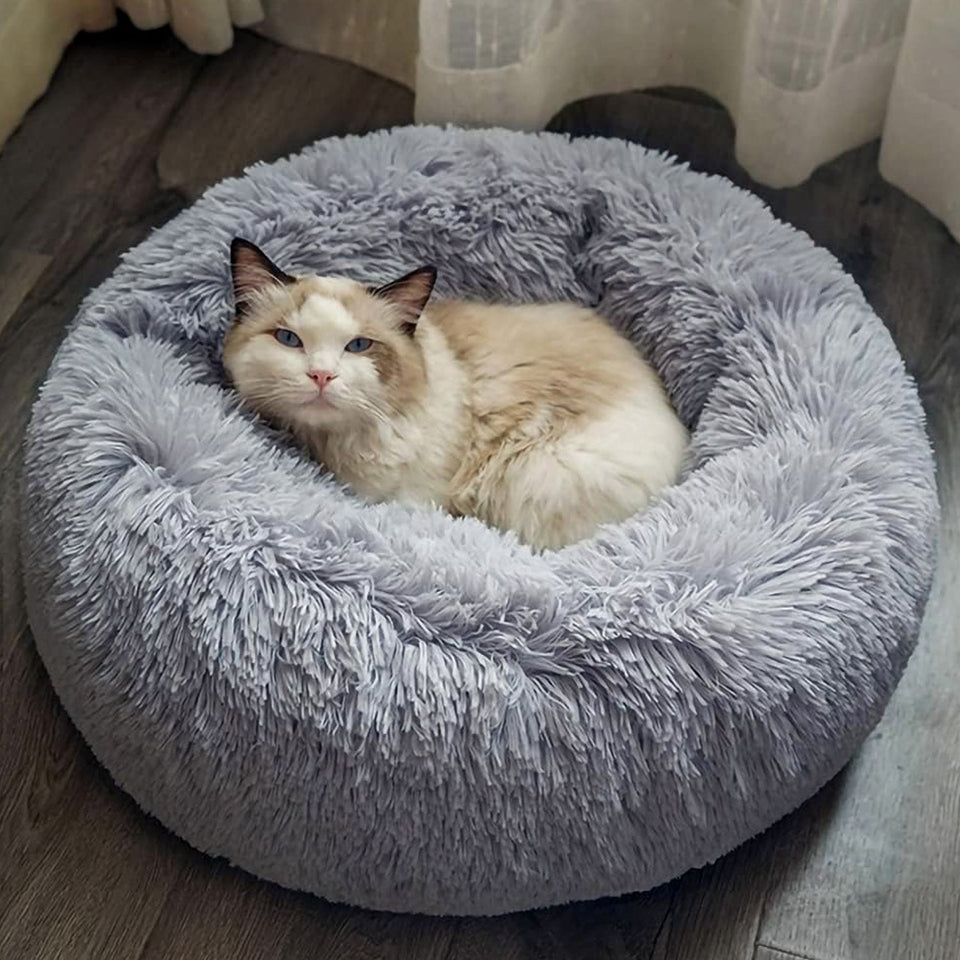 Medium Round Dog Beds for Small, Medium Dogs and Cats (1 Pc)