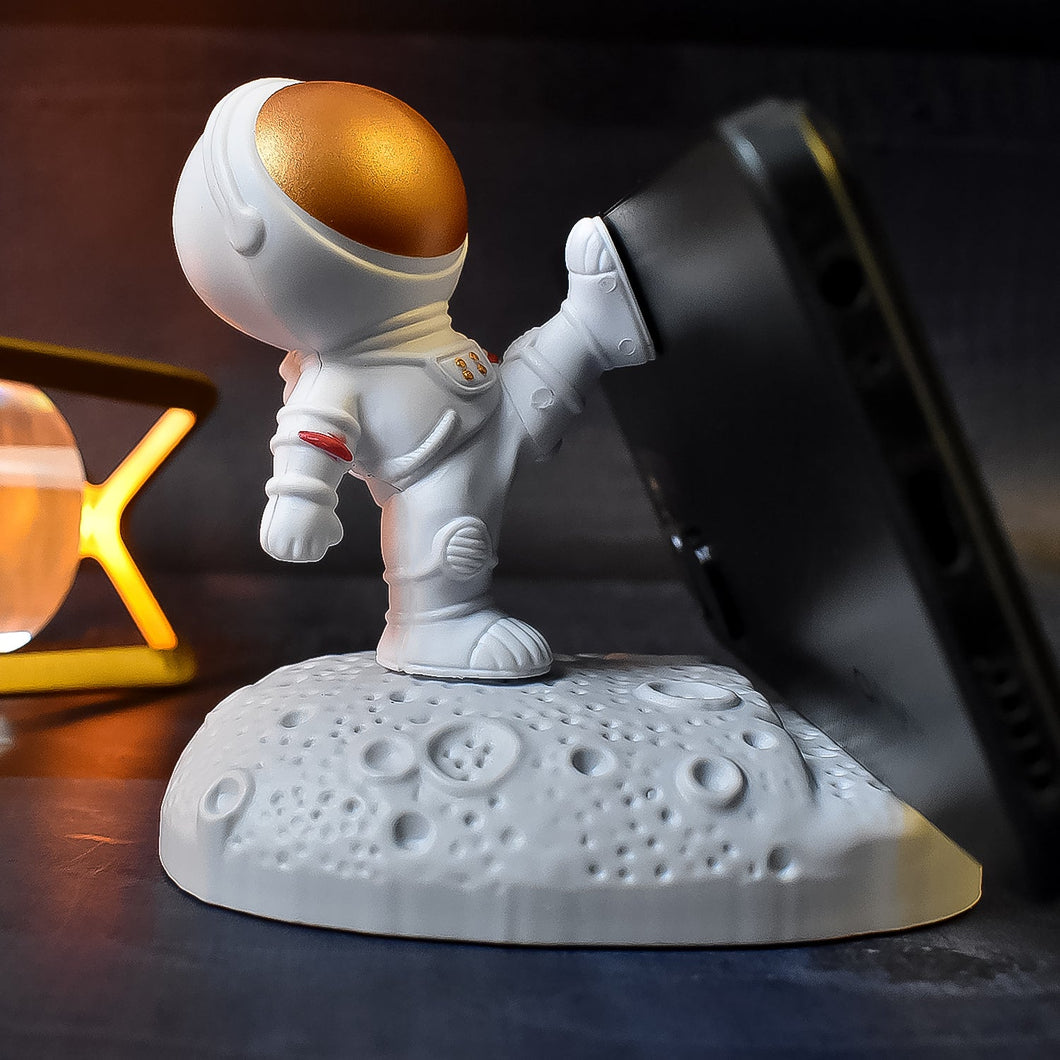 Mobile Holder Astronaut Phone Stand Planet Creative Fun 3D Design (1 Pc / Mix Design)