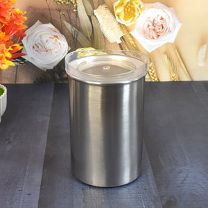 Multipurpose Stainless Steel Airtight Containers with See Through Lid (1 Pc / 1000 ML)