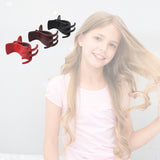 Big Hair Clips for Girls Kids Hair Accessories (6 Pcs Set / Multi Color)