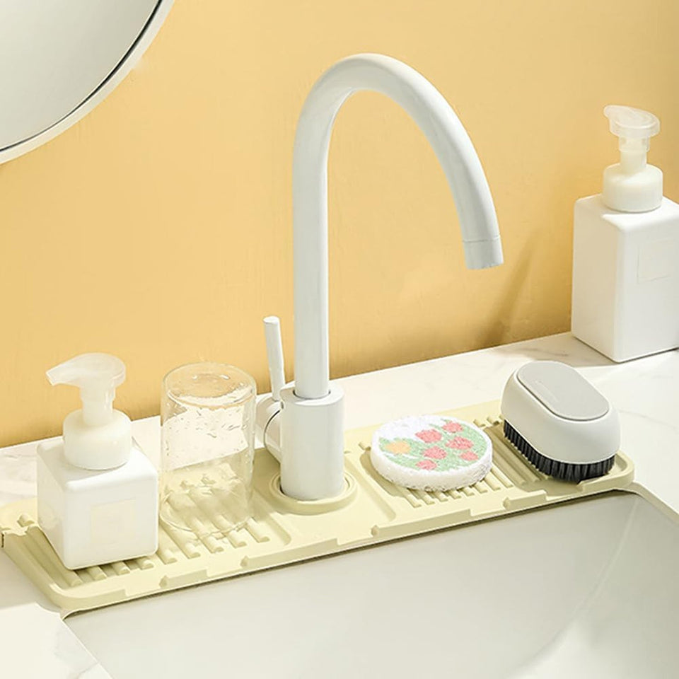 Silicone Sink Faucet Pad / Mat (1 Pc / 33x12 Cm)