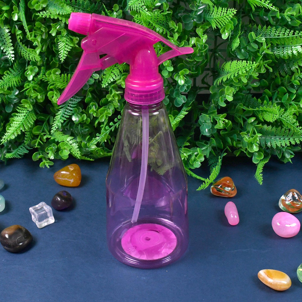 Plastic Multipurpose Home & Garden Water Spray Bottle for Cleaning Pack (414 ML / 1 Pc)