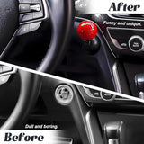 Ball Design Car Push Start Button Rocker / Cover (1 Pc)