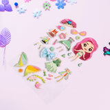 Multipurpose Adhesive 3D Stickers (1 Sheet /15×10 Cm)