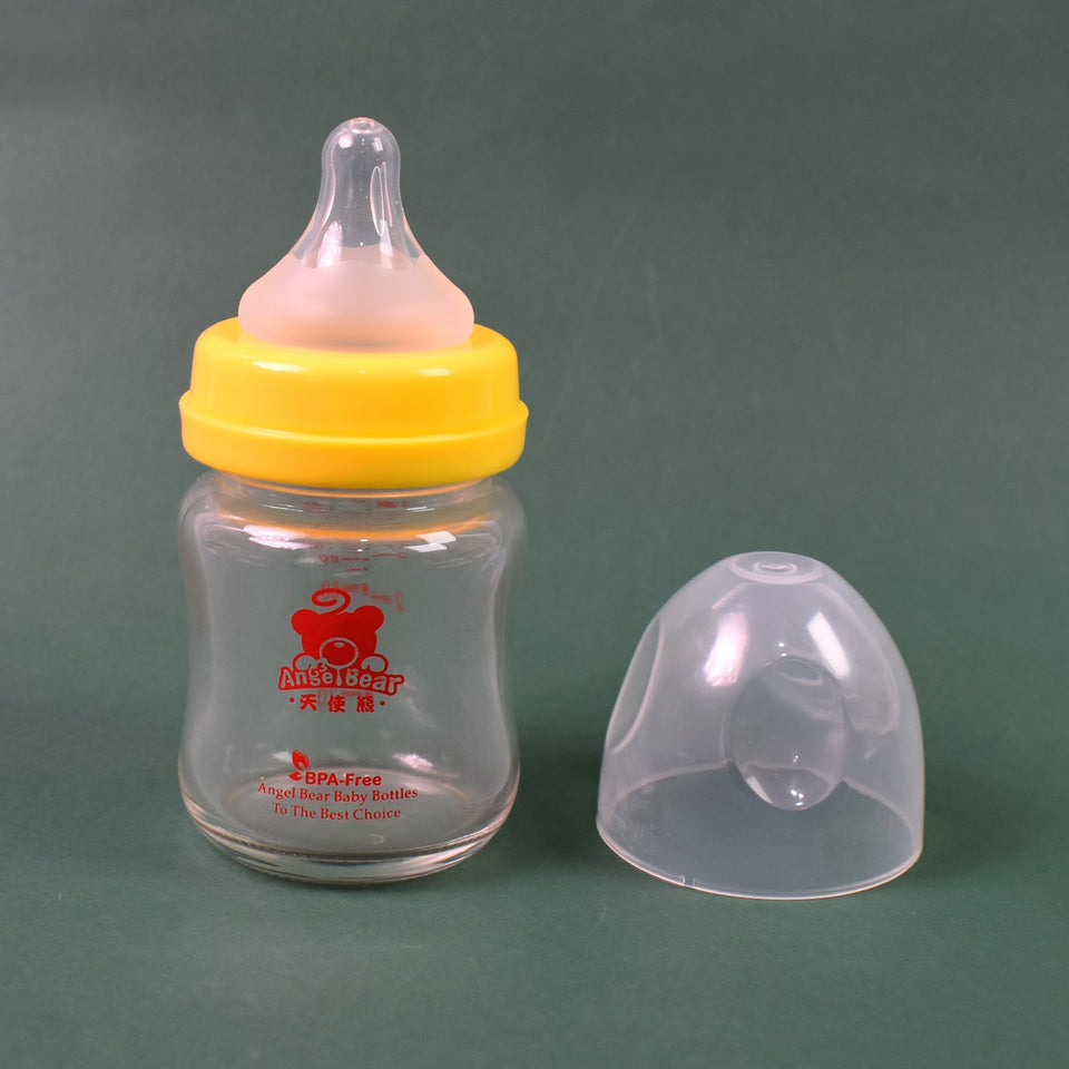 Glass Baby Feeding Bottle (120 ML / 1 Pc)