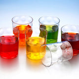 Magic Glass Clear Glass Bubble Water Juice Glasses (6 Pcs Set)