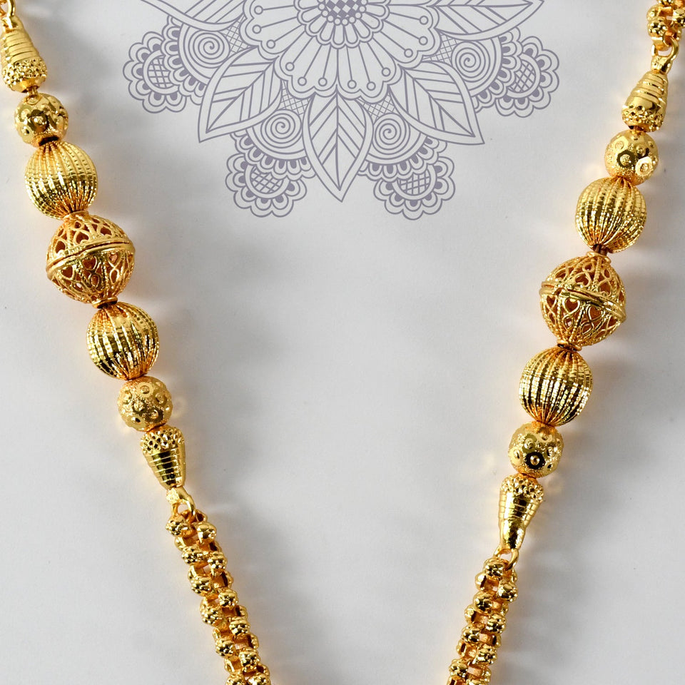 Elegant Gold-Plated Chain - Timeless Luxury and Style