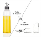 Oil dispenser, 1 liter, clear with easy-pour spout