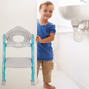 2 In 1 Potty Training Toilet Seat with Step Stool Ladder For Toddlers