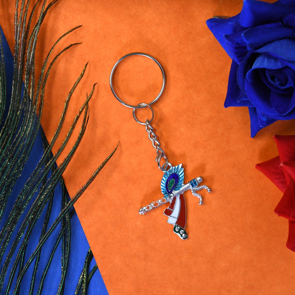 Krishna Morpich and Basuri Keychain