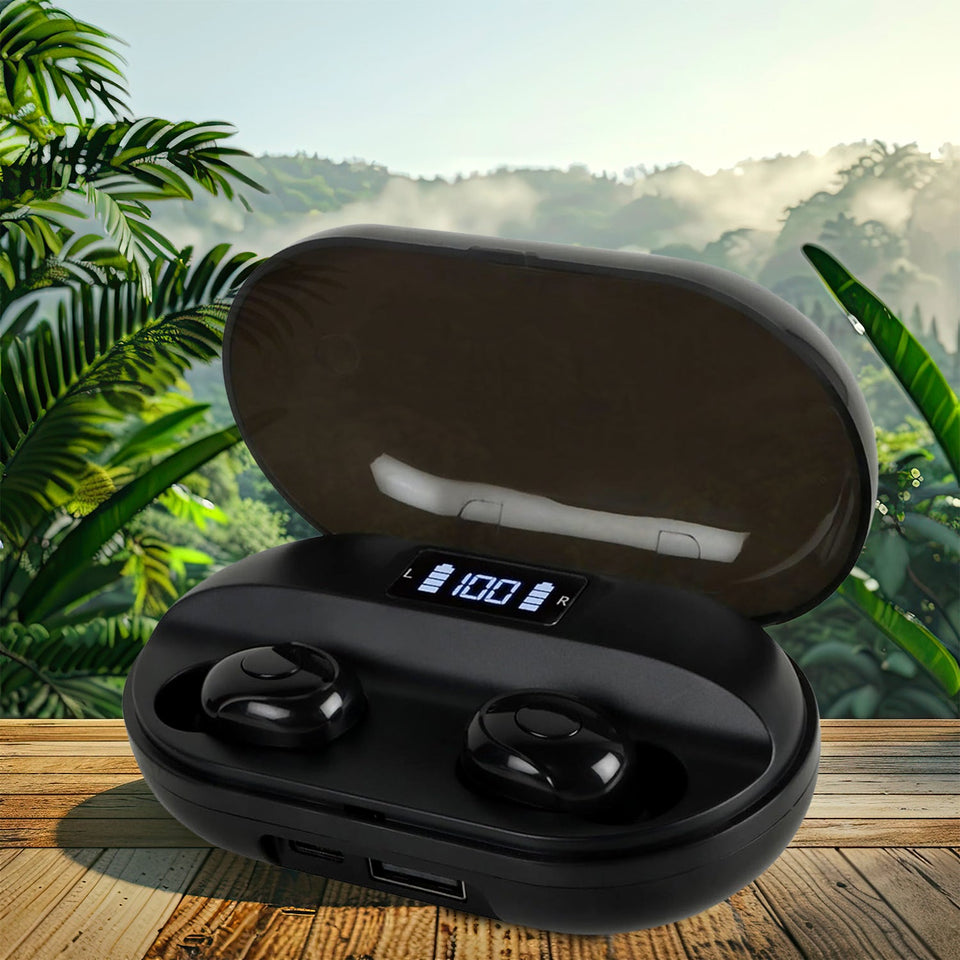 Tws Dual Pairing Earbuds with Mic Advanced ENC, Long Playtime Headset