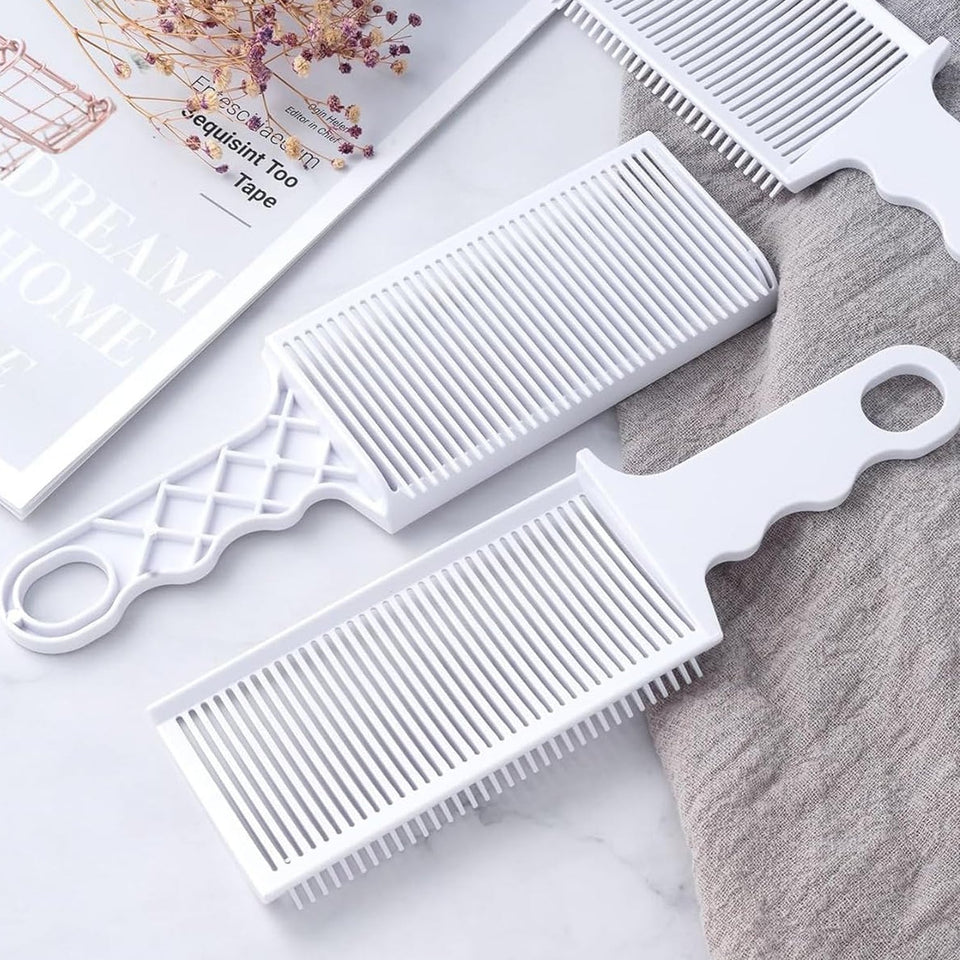 Ergonomic Flat Top Fading Clipper Comb Hair Care Styling | Brushes & Combs (1 Pc)